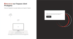 Desktop Screenshot of client.prodigima.com